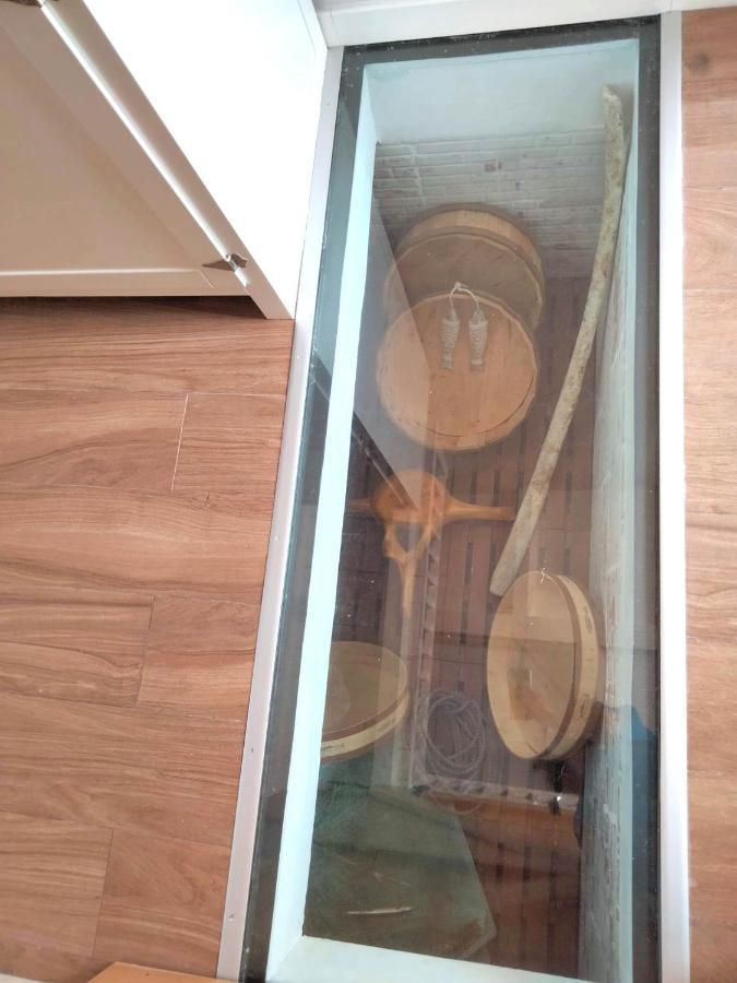 Vila Mariña. Casa marinera con terraza sobre el mar en Caión Cayón  Exterior foto